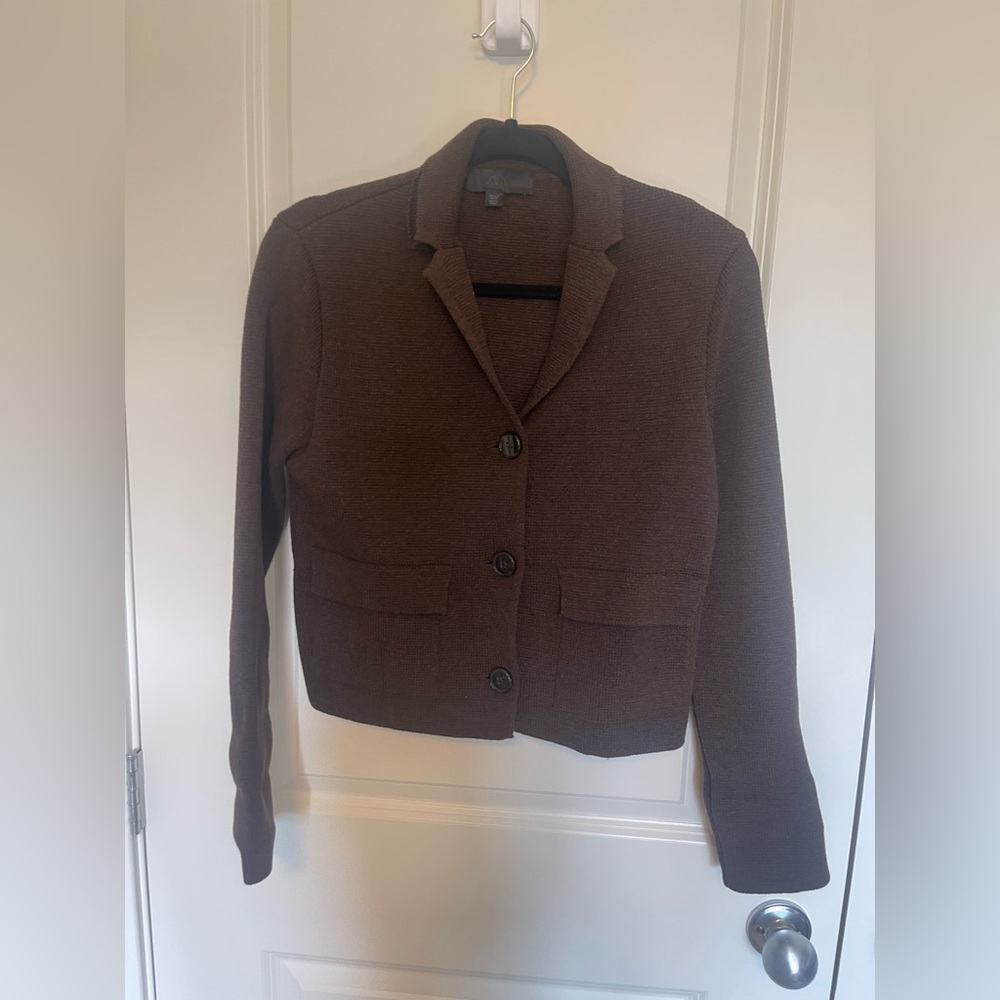 Zara Chocolate Brown Blazer